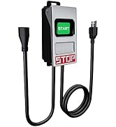 CLEESINK 110V Single Phase On/Off Switch, Router Table Switch with Large Stainless Steel Stop Sig...