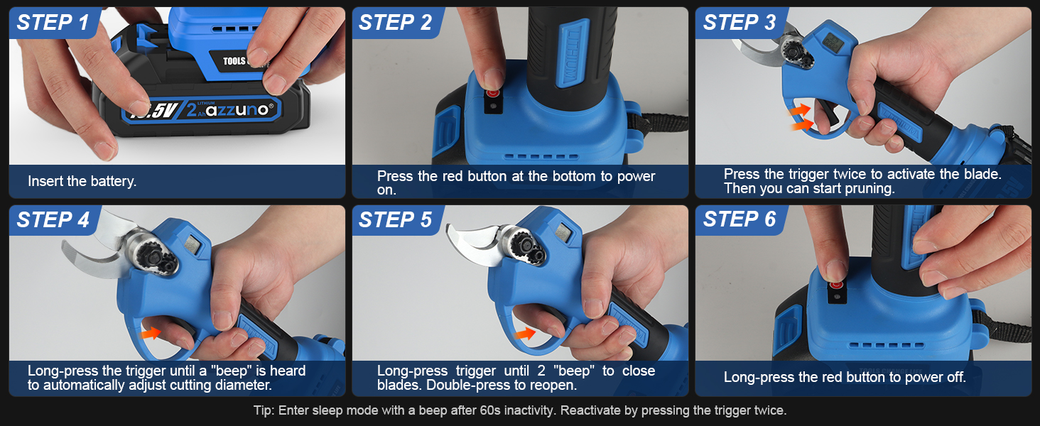 electric pruning shears cordless