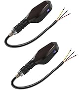 Qurbuns 2 PCS LED Motorcycle Turn Signal Lights, 12V Super Bright Motorbike Front Rear Turn Signa...