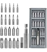 JXTZ Screw Extractor Kit, 22 PCS Bolt Extractor Set, Precision Screwdriver Set, Stripped Screw Ex...