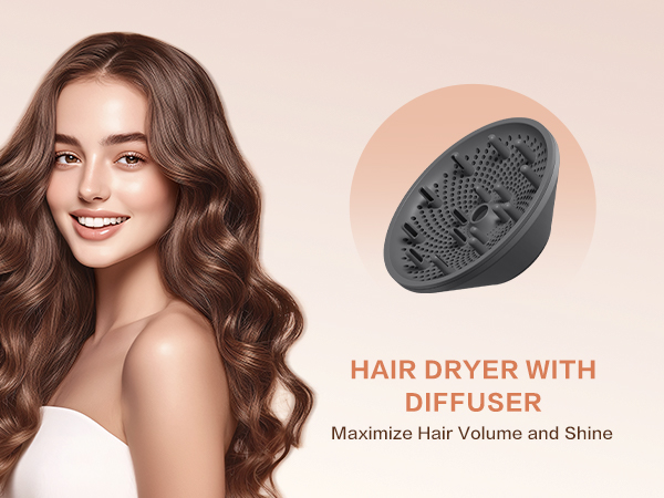 hair dryer with diffuserer