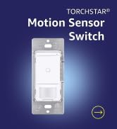 TORCHSTAR Motion Sensor Light Switch, 5Amp PIR Sensor Switch with Occupancy/Vacancy Options, Sing...