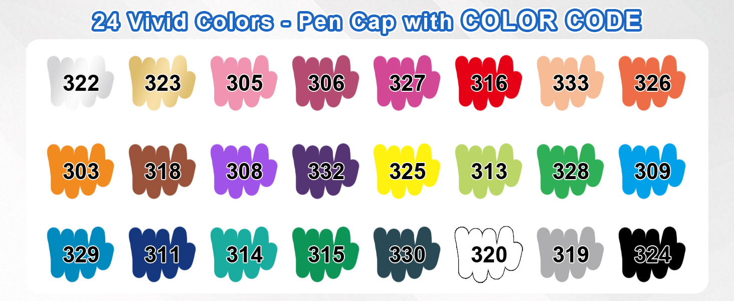 24 Bright and Vibrant Colors
