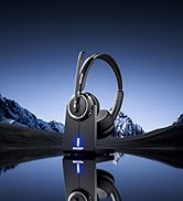 A wireless headset with mic for work that enhances the calling experience