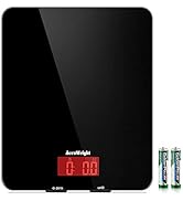 AccuWeight 201 Digital Multifunction Meat Food Scale with LCD Display for Baking Kitchen Cooking,...