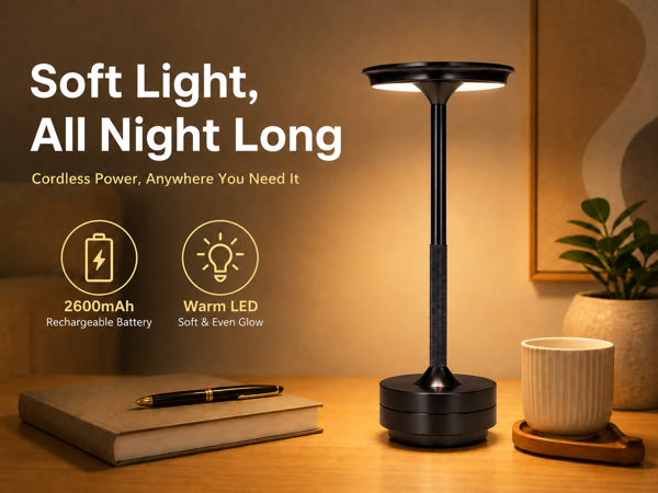 Mollislux Cordless LED Table Lamp