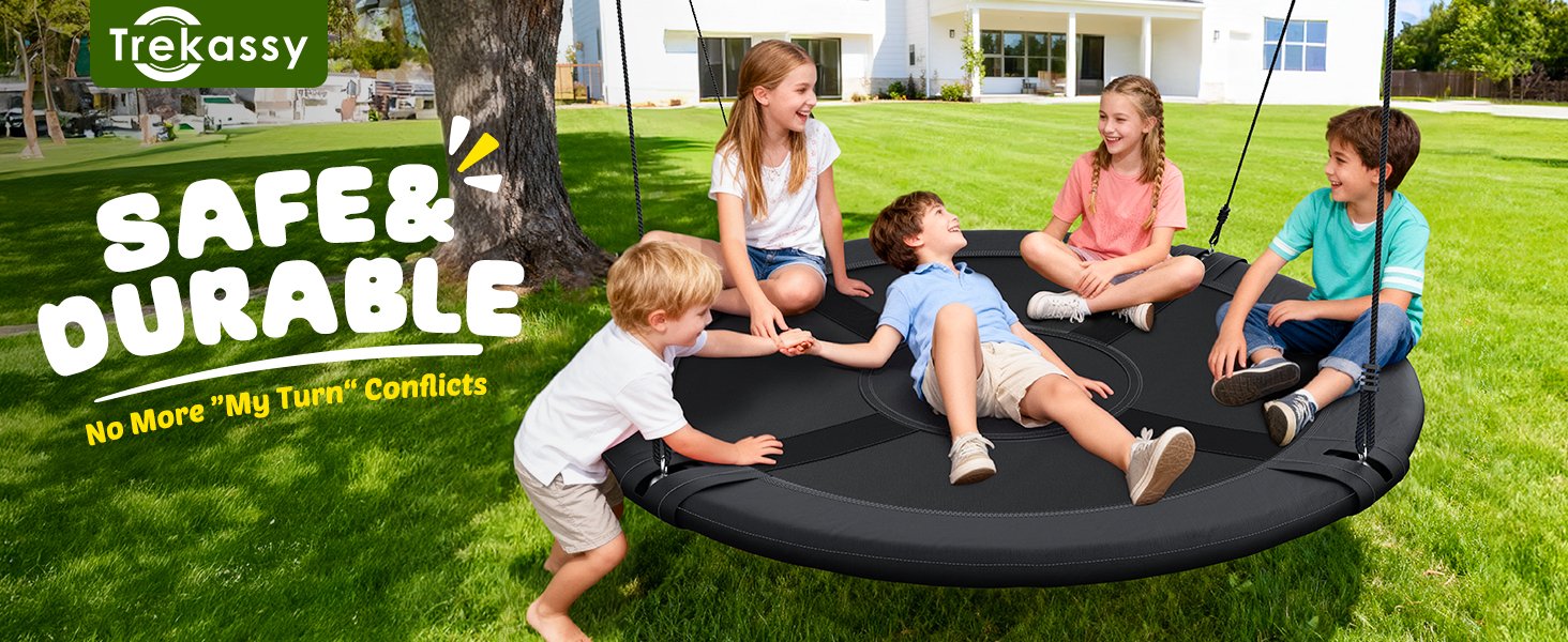 Trekassy 60 Inch Saucer Tree Swing