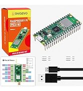DVOZVO Raspberry Pi Pico W with Pre-Soldered Header, Raspberry Pi RP2040 Chip, Wi-Fi Wireless Con...
