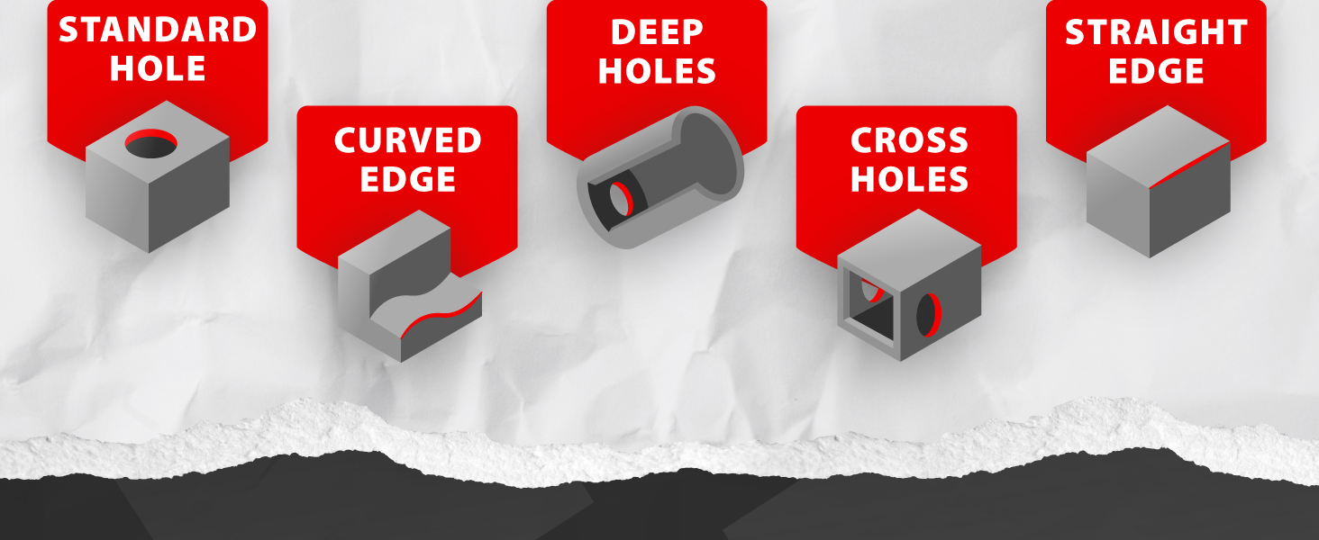 hole deburring variations