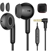 Wired Earbuds with Mic for Chromebook Laptop PC Desktop,3.5mm Jack Noise Canceling Headphone for ...