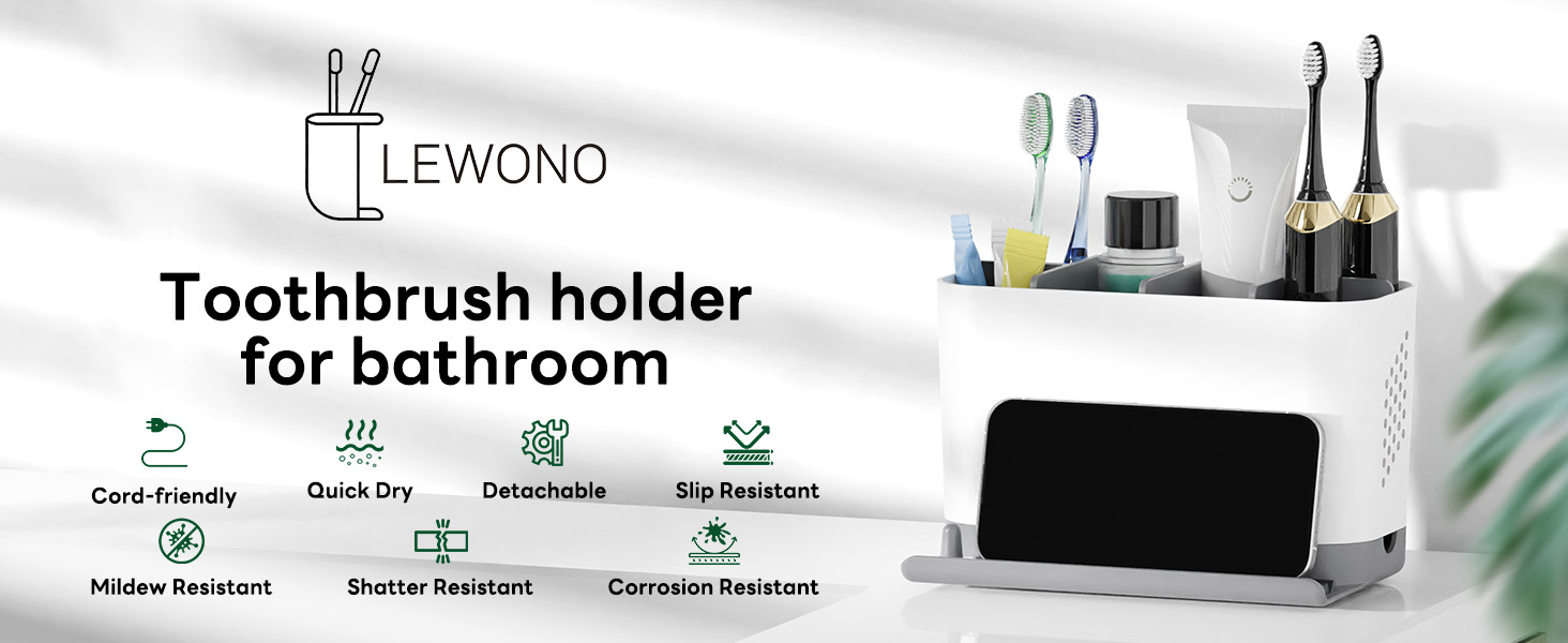 toothbrush holders for bathroom
