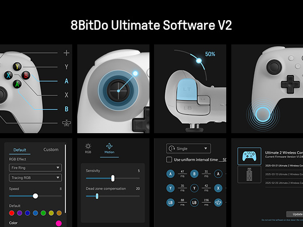 wireless gaming controller windows android hall effect triggers tmr joysticks