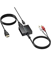 YGiTK eARC/ARC to 3.5mm Audio Extractor, Compact HDMI ARC Converter with 192kHz PCM Stereo for Co...