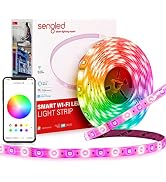 Sengled Smart LED Strip Lights, 16.4ft Wi-Fi RGBW LED Strip Works with Alexa, Google Home, High B...