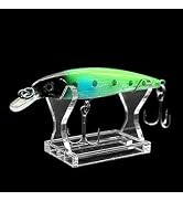 Clear Fishing Lure Display Stand,Acrylic Fishing Lure Display Stands Larger Fishing Lures Easels ...