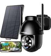 SeeVision Solar Security Cameras Wireless Outdoor, 2K 3MP Indoor Security Camera for Home with Sp...