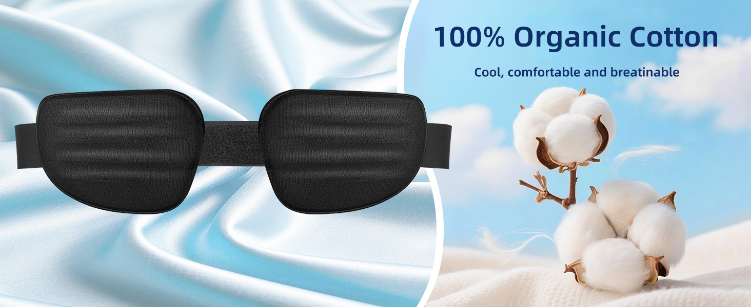 Eye Mask for Sleeping - 100% Blacking Sleep Mask for Men Women