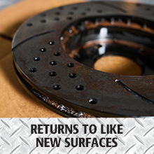 returns to like new surfaces