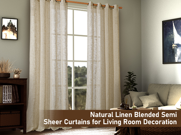 natural linen curtains