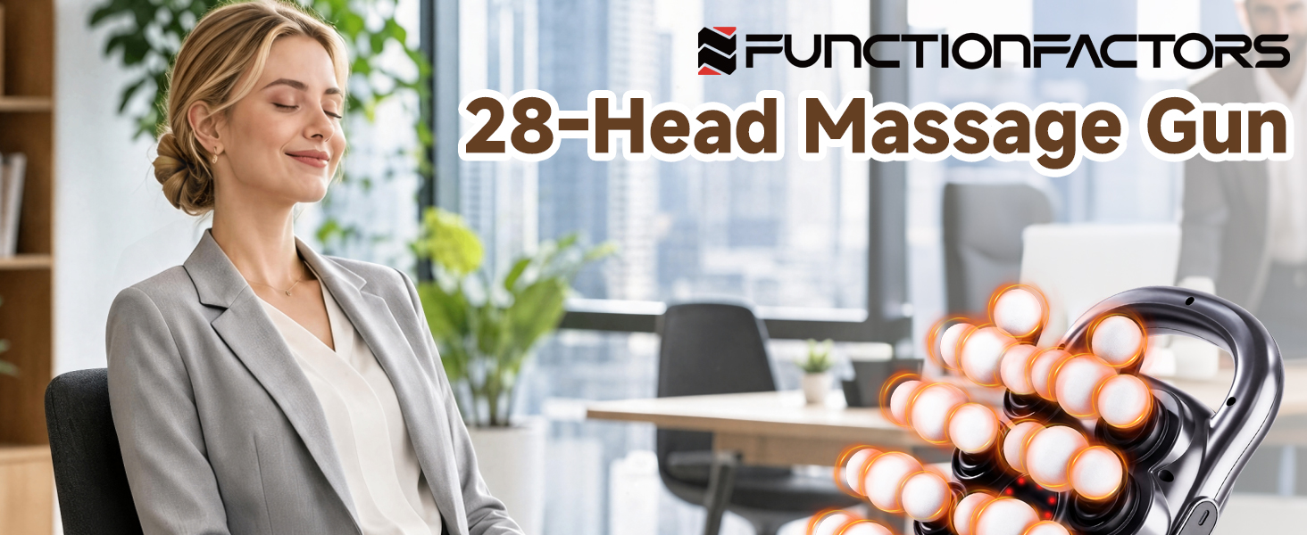 28 head massage gun