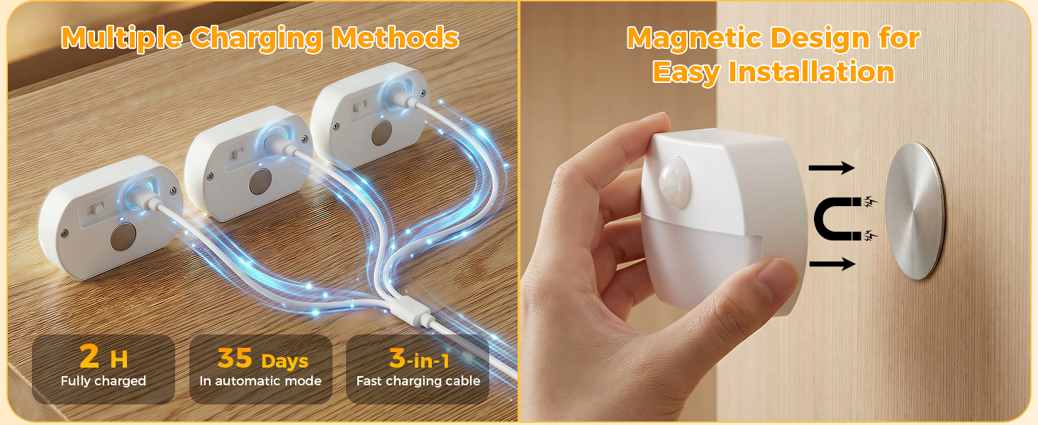 motion sensor night light rechargeable stair lighting rechargeable stair lights motion sensor