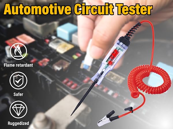Automotive Test Light with Voltmeter