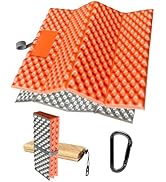 HAFITH Foam Hiking Seat, Sit Pad, Sit Pads for Backpacking, Seat Cushion with Carabiner Clips, Ca...