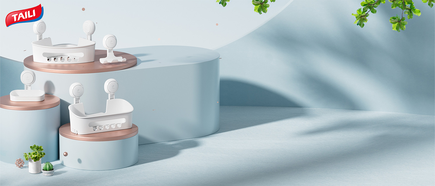 White electric appliances with pink accents on a blue background. Devices appear to be small kitchen appliances with control panels, possibly food processors or blenders.