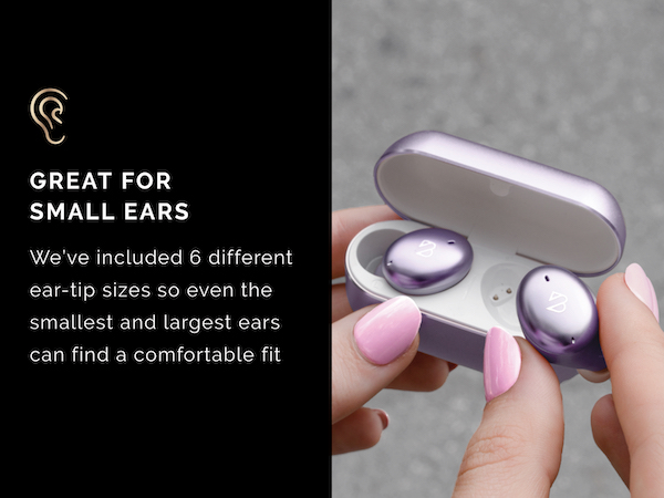 wireless earbuds for small ear canals rose gold earbuds bluetooth earbuds for small ears sweatproof