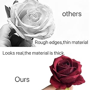 red roses artificial flowers