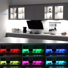 5000K RGBW Under Cabinet LED Lights Kit--Application
