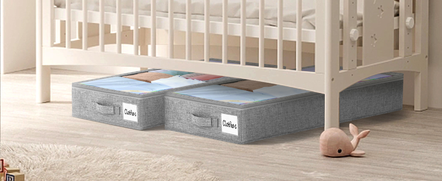 Under crib storage