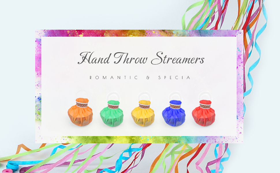 HAND THROW STREAMERS
