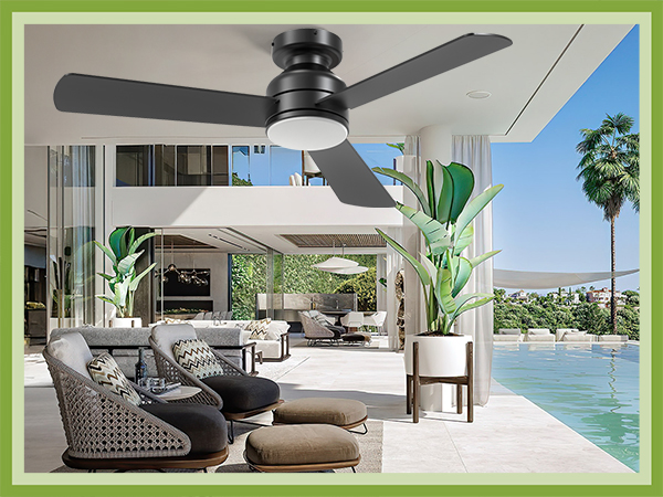 Reversible Ceiling Fan with Lights