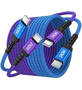 240W Samsung S26Ultra Charger Cable 6FT Long Type C Super Fast Charge Cord | 2Pack Android Phone ...