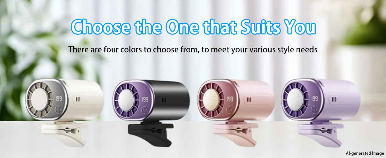 2026 Car Clip On Air Conditioner Fan