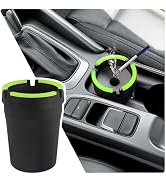 Smokeless Ashtray,Portable Car Ashtrays for Cup Holder Smell Proof,Multifunctional Ashtray with L...