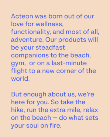 acteon about us brand story
