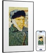 SwitchBot AI Art Frame 31.5'', Electronic Ink Picture Frame, Wireless Digital Photo Frame, Long B...
