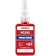 VIKAGU 242 Medium Strength Threadlocker - Alternative Bottle for Secure Bolt & Nut Fastening,50ml