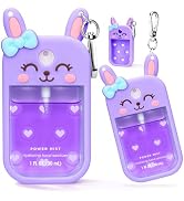 Metyond Rabbit Silicone Case for Touchland Hand Sanitizer Spray with Keychain, Compatible with Po...