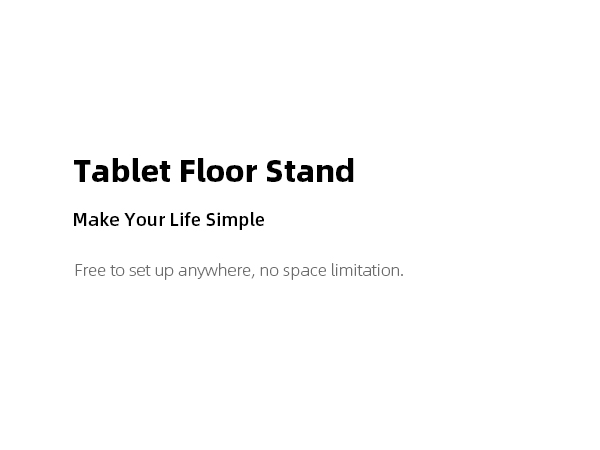 floor tablet stand holder