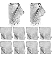 10 Pcs Shine Shoes Cloth Kit Polish Dauber Applicators Cleaning Leather Shoes Boots Care Cloths S...