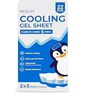 LotFancy Fever Patch for Kids, 22 Sheets, Fever Reducer, Baby Cooling Pads, Gel Cool Patch for Fe...