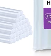 SUNFATT Full Size Hot Glue Sticks,(30 Pcs)8" x 0.43" Crystal Clear Glue Sticks Perfect for Hot Gl...