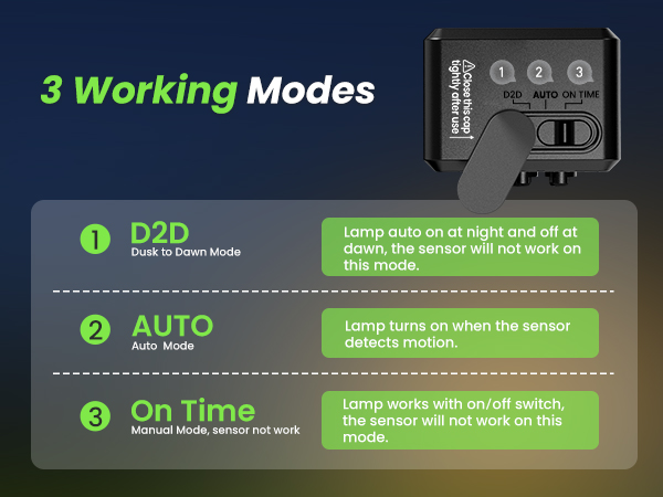 motion sensor outdoor lights