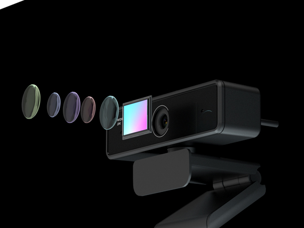 V11 2K Webcam for PC, 1080P 60FPS FHD Web Camera with Microphone&Privacy Cover, USB Plug&Play