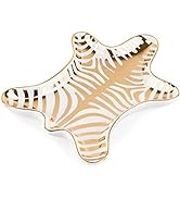 Trycooling Hand Painted Tiger Skin Ceramic Jewelry Dish Small Jewelry Rack Tray Rings Bracelets E...