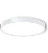 LED Ceiling Light Fixture Flush Mount, 9inch Low Profile Ceiling Light | 18W 5000K, Slim Flat Sur...
