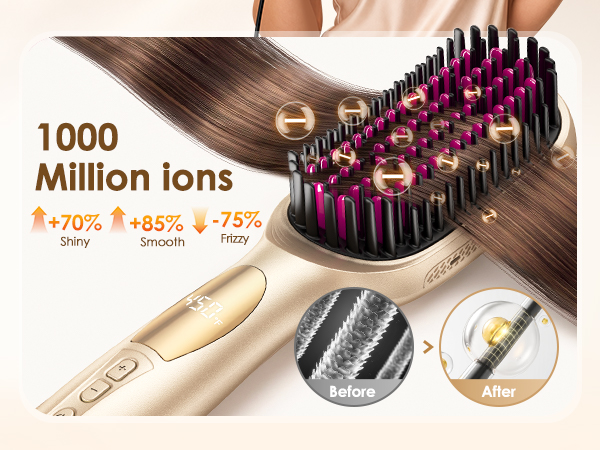 Hair Straightening Brush